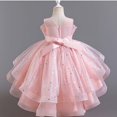 thumbnail image 5 of Vividxx Girls Dresses Puffy Gown Sleeveless Gown With Train For Pageant Performance Recital Party 9-10 Years, 5 of 7
