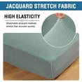thumbnail image 4 of Super Stretch Individual Seat Cushion Covers Sofa Covers Couch Cushion Covers Slipcover Sets Thick Jacquard Textured Twill Fabric (1 Piece Chair Cushion Cover）, 4 of 8