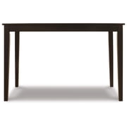 Signature Design by Ashley Contemporary Kimonte Dining Table, Dark Brown