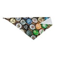 thumbnail image 4 of Bingfone Beer Caps-Washable Dog Scarf Triangle Adjustable Puppy Bandana Bib Handkerchief For Medium Large Dog Cat, 4 of 9