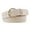 Beige, variant on Stylish Women's Belt with Gold Buckle for Jeans and Dresses Elegant Ladies Fashion Accessory