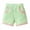 Green, variant on WRKEKC Casual Shorts for Girls, Girls Summer Shorts, Boys and Girls Summer Elastic Waisted Casual Striped Print Pockets Comfortable Pants