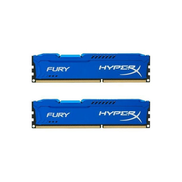 Kingston HyperX Fury 16GB Kit (2x8GB) DDR3 CL10 DIMM - Blue (HX31... New - Walmart.com