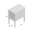 thumbnail image 5 of Picket House Furnishings Brody Side Table in White, 5 of 12