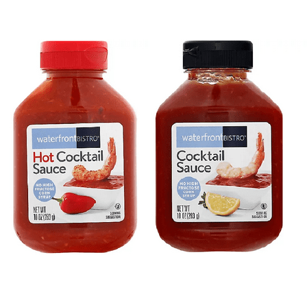 Cocktail Sauce Hot & Mild Combo Two (2) Bottles NT.WT. 10oz. (283g)
