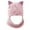 Z03_Light Pink, variant on Winter Childrens Ear Protecting Hat Thickened Warm Knit Hat with Ears and Scarf for Baby 8 Months to 3 Years Old Winter Hats for Girls and Boys Z03_Grey,1-5 Years