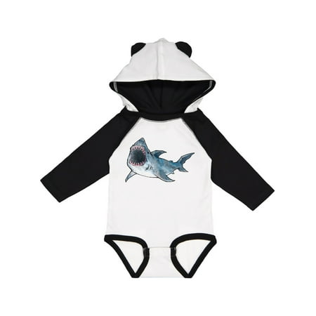 

Inktastic Great White Shark Gift Baby Boy or Baby Girl Long Sleeve Bodysuit