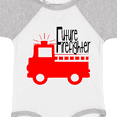 thumbnail image 4 of Inktastic Future Firefighter Cute Red Firetruck Boys or Girls Baby Bodysuit, 4 of 5