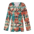 thumbnail image 4 of LOVZFMLL Cardigan for Women's Printed Long Sleeve Open Front Button Cardigan, 4 of 5