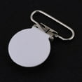 thumbnail image 3 of WALFRONT 10Pcs 25mm Durable Round Suspender Braces Pacifier Strap Holder Clip DIY Making Supplies , Pacifier Holder Clip, Round Pacifier Clips, 3 of 6
