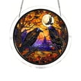 thumbnail image 2 of Halloween Sun Catcher for Window Hanging, 7.4in Acrylic Puzzle Board Ornament for Home Window, Birthday House Warming Gift for Puzzle Lovers by MPOISVA, 2 of 9