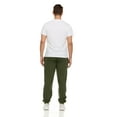 thumbnail image 3 of SOCKS'NBULK 6 Pack of Wholesale Mens Jogger Sweatpants, Homeless Shelter Donation Case, Comfy Bulk Joggers for Men (Green, Large), 3 of 7