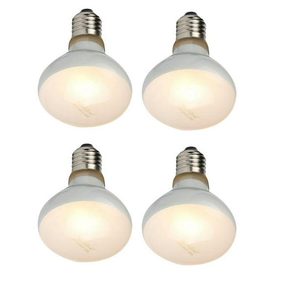 4 Pack Reptile Uvb Uva Heat Lamp Bulb for Truly Sun-Like Bright Heat for , Amphibian(100 W)
