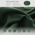 thumbnail image 5 of Pure Era Duvet Covet Set,Jersey Cotton 100% Cotton,Soft As T-shirt, Full Size,Solid Forest Green, 5 of 6