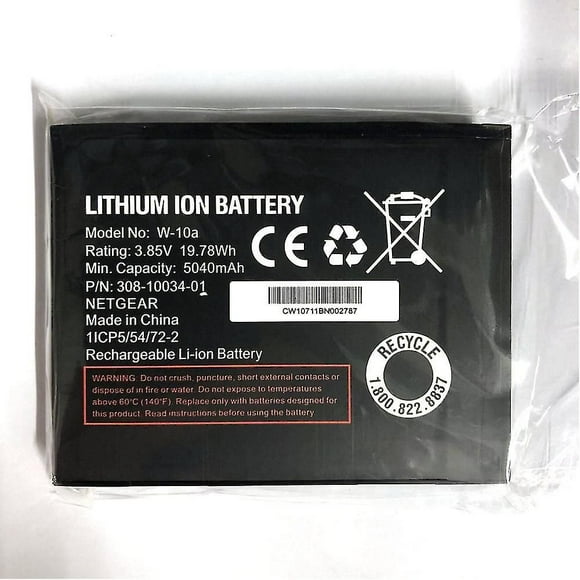 Battery 5040mAh 3.8V 19.76Wh Rechargeable Li-ion Phone Battery for Netgear Nighthawk M1 mr1100W-10a Mobile Phone Battery