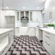 thumbnail image 5 of Pelar y Pegar Piso Pared Azulejos Pegatina, 10 Uds 12x12 Autoadhesivas Madera Grano Pegatinas Mate Frostado Baldosas para Cocina Baño y Hogar Decoración, Beige+Gris, 5 of 7