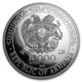 thumbnail image 2 of 2018 Armenia 1 kilo Silver 10000 Drams Noah’s Ark, 2 of 2