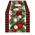 thumbnail image 1 of Corredor de Mesa NavideñO a Cuadros de Cuadros Rojos y Negros de , 72 Pulgadas de , DecoracióN de Mesa NavideñA de Invierno de Temporada, 1 of 5