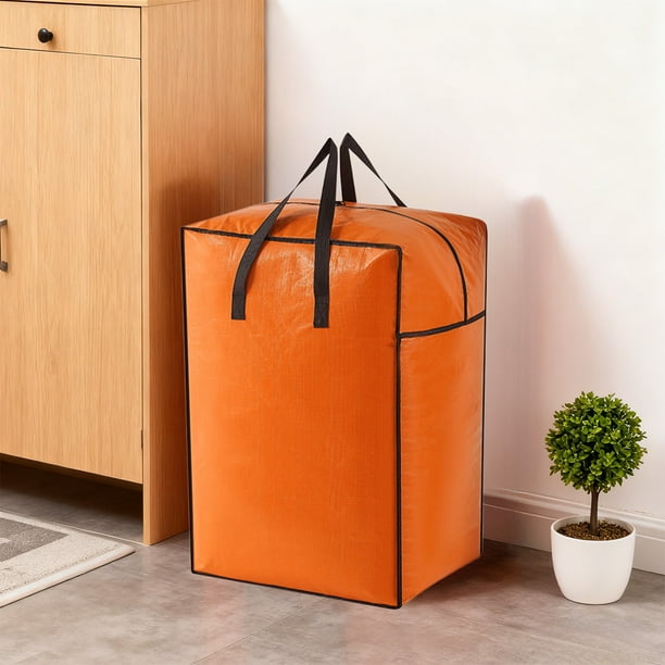 3-Size Zippered Storage Organizer Bag for Clothes Quilts Bedding Travel Moving