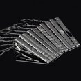 thumbnail image 1 of Trayknick Gentleman Wedding Business Silver Metal Simple Suit Necktie Tie Clip Bar Pin, 1 of 13