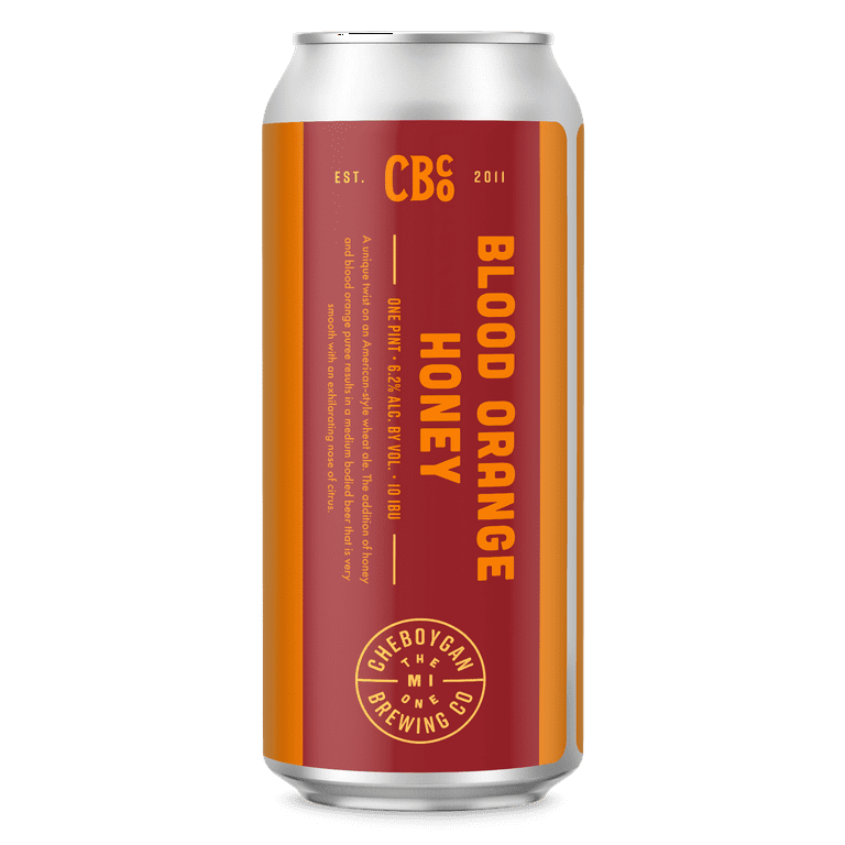 2896☆Beerページ Cheboygan Brewing Blood Orange Honey Craft Beer Wheat Ale