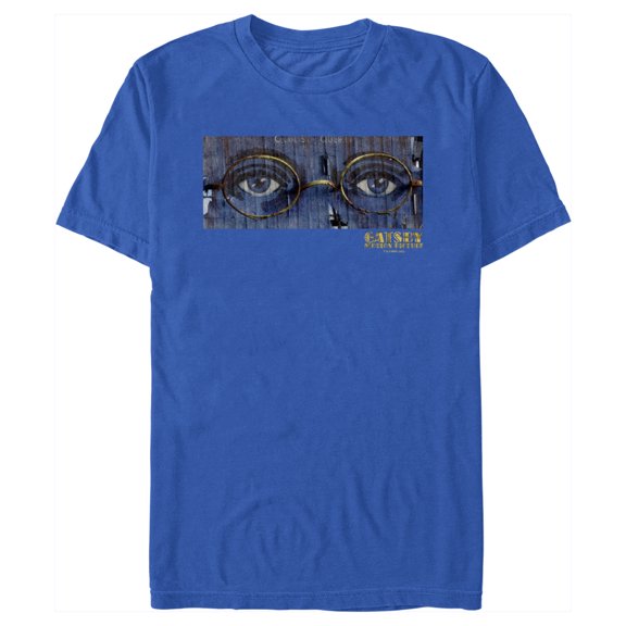 Men's The Great Gatsby Eyes Billboard  Graphic Tee Royal Blue 2X Large