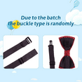 thumbnail image 3 of MGEZCOO Boy's Bow Ties Adjustable Pre Tied Bowtie for Wedding Party 10 x 5 CM, 3 of 4