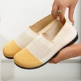 thumbnail image 2 of Gealkoca Women's Knit Flat Shoes Lightweight Comfortable Loafers Women Footwear Slip On Casual Breathable Mesh Walking Shoes Round Toe Mesh Flat, 2 of 5