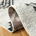 thumbnail image 5 of SAFAVIEH Tulum Kennard Geometric Area Rug, 6'7" x 6'7" Square, Ivory/Black, 5 of 8