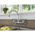 thumbnail image 4 of Masco 4360459 Two Handle Wall Mounted Kitchen Faucet, Chrome, 4 of 4