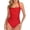 03_Red, variant on HNMKIU Womens Swimsuits One-Piece Fashion Solid Color DIY Casual Beach Style Bathing Suit One-Piece 02_Blue,L