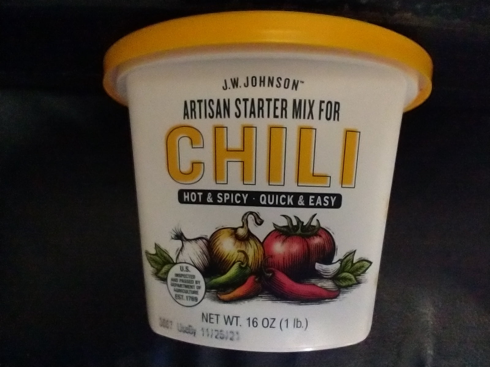 Serendipity Foods Johnson Hot & Spicy Chili, 1.0 lb