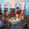 thumbnail image 7 of RUseeN 8pcs Hanging Jellyfish Paper Lanterns, Gradient Color Paper Lanterns for Mermaid Theme Party Under The Sea Ocean Beach, Pool Birthday Party Decorations Baby Shower Baby Room, 7 of 7