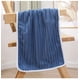 thumbnail image 1 of Zhuge Toalla de baño de 3 piezas de vellón coral, multiusos: para baño, fitness, ducha, deportes, etc., ideal para diversas situaciones. 70 x 140 cm (azul grisáceo)., 1 of 5