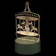 thumbnail image 4 of Miangastore 1Pc Unique Table Light Christmas Party Light Romantic LED Light Transparent, 4 of 9