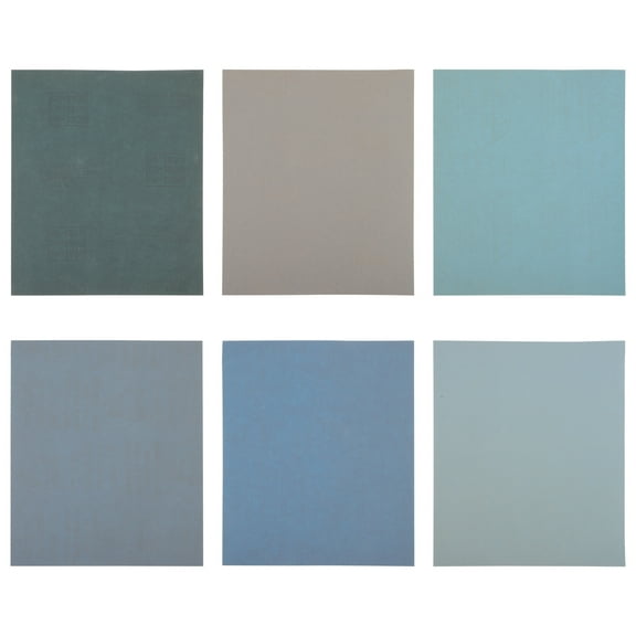 Sander Paper 6 Sheets Sandpaper Assortment Automotive Precision Sanding Silicon Carbide