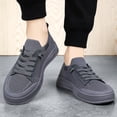 thumbnail image 4 of NexTorq Men's Breathable Running Shoes Mesh Low Top Casual Slip-On Outdoor Sports Sneakers Gray 44, 4 of 7