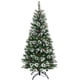 thumbnail image 2 of COSTWAY Árbol de Navidad Artificial con Soporte de Metal,Agujas de PVC,con Decorativa de Frutos Rojos y Nieve para Hogar Oficina Fiesta (Altura 180cm), 2 of 7