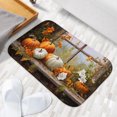 thumbnail image 6 of 1pc Pumpkins by the Window Absorbent Non-Slip Bathroom Thickened Flannel Rug Decor,Soft,Quick Drying,Suitable For Indoor/outdoor Use,Bathrooms,Bedrooms,Kitchens,Terrace,Laundry Rooms,16"x24", 6 of 9