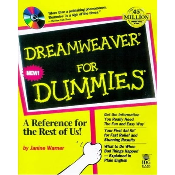 Pre-Owned Dreamweaver for Dummies (Paperback) 9780764504075