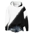 thumbnail image 4 of Xcmzpl Women's Hoodies Basic Color Block Hooded Sweatshirt Fashion Pullover Tops Tunic Long Sleeve T-shirts Fall Clothes, 4 of 4
