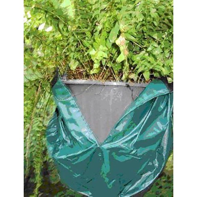 The Monkey Pot Cover Hanging Baskets Floor Planters Water-Resistant Velcro Closure (Green)