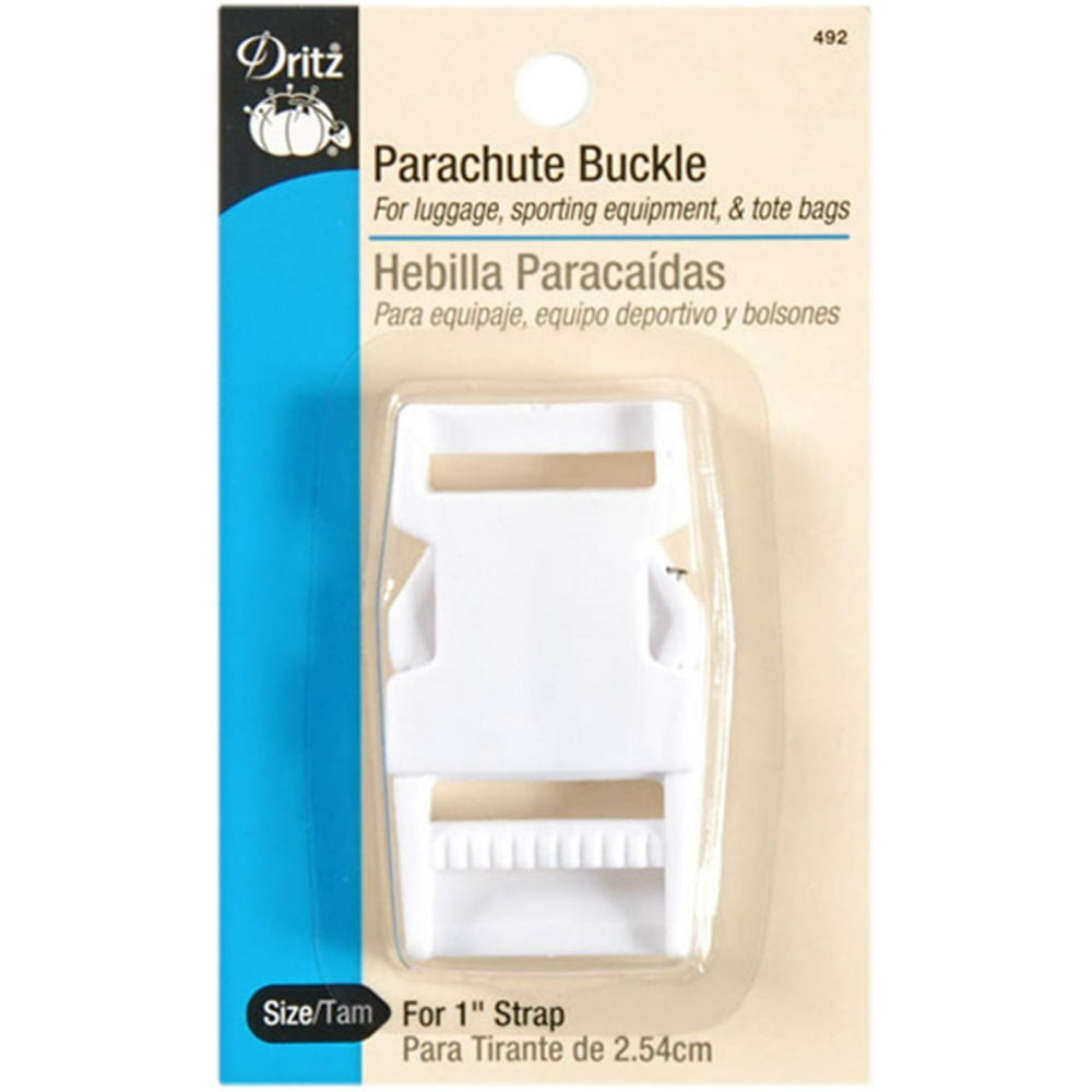 Dritz Parachute Buckle For 1" StrapWhite