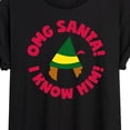 thumbnail image 3 of ELF - Christmas Family Set Omg Santa - Women's Oversized T-Shirt, 3 of 5