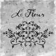 thumbnail image 2 of Grey, Jace 15x15 Gold Ornate Wood Framed with Double Matting Museum Art Print Titled - Le Fluer Granite, 2 of 4