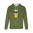 thumbnail image 4 of JUSLIO Mens Sweatshirt Hooded Graphic Hoodies Long Sleeve Pullover Drawstring Everyday Sweatshirts, 4 of 5