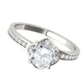 thumbnail image 2 of Aonejewelry 0.50 Ct. Ctw Engagement Wedding Diamond Ring In 14K Solid White Gold, 2 of 4