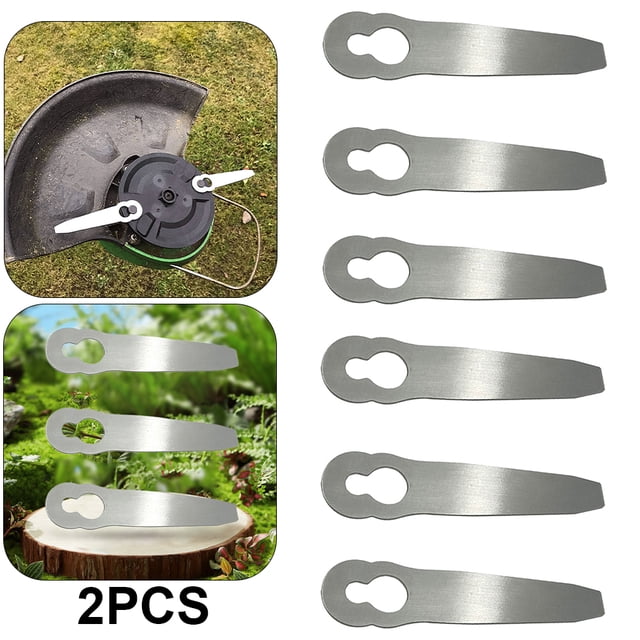 Cortacésped inalámbrico Cuchilla metal PolyCut 2-2 Herramienta desmalezado 45 Cuchilla repuesto Cortadora césped (3 piezas)