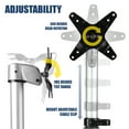 thumbnail image 5 of Mount-It! Single Monitor Desk Mount, Height Adjustable & Articulating Single Monitor Desk Mount, Fits 17-30 Inch Screens, TAA Compliant, 5 of 8