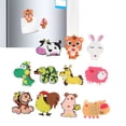 thumbnail image 2 of Suodoka 11‑Pack 3D Animal Fridge Magnets – Strong Magnet, Vivid Zodiac Designs, Glossy Silicone, Kids Learning Toy, 2 of 8